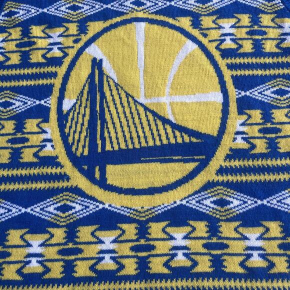 Golden State Warriors Sweater Vest Mens Large NBA Basketball Ugly Xmas Gift - Picture 3 of 7